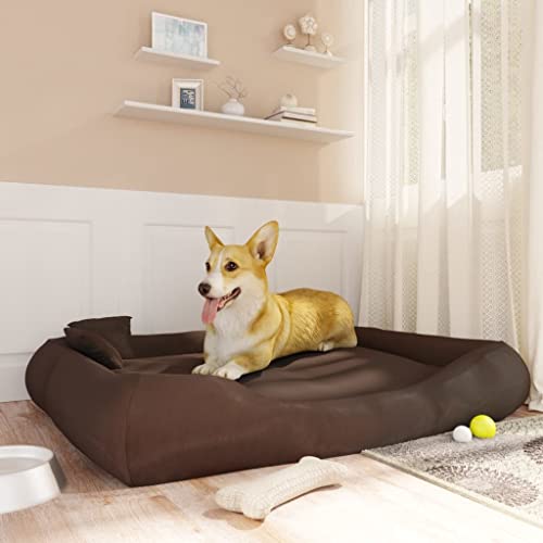 LIFTRR Animals & Pet Supplies Hundekissen mit Kissen, Braun, 135 x 110 x 23 cm von LIFTRR