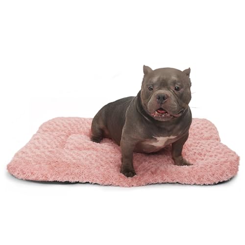 Hundebett für Hundekäfige, waschbar, 91,4 cm, Hundehütte für Hundekäfige, große Größe, Deluxe-Plüsch, bequem, rutschfest, 88,9 x 55,9 cm, Rosa Hundebett für Hundekäfige, waschbar, 91,4 cm, Hundehütte für Hundekäfige, große Größe, Deluxe-Plüsch, bequem, rutschfest, 88,9 x 55,9 cm, Rosa von LIGENZ