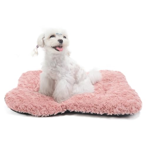 Kleines Hundebett für Hundekäfige, waschbar, wiederverwendbar, 61 cm, Prinzessinnen-Hundebett, Matte für Käfig, Couch, flach, 58,4 x 43,2 cm, Rosa Kleines Hundebett für Hundekäfige, waschbar, wiederverwendbar, 61 cm, Prinzessinnen-Hundebett, Matte für Käfig, Couch, flach, 58,4 x 43,2 cm, Rosa von LIGENZ