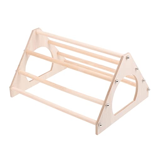 LIGHTAOTAO 1 Stück Holz Hühnerständer für Haustiere Langlebige Sitzstange für Hühner und Papageien Stabiler Gleichgewichtsspielplatz für Käfigbefestigung und Spielspaß von LIGHTAOTAO
