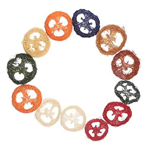 LIGHTAOTAO 12stücke Kaninchen Luffa Kauen Spielzeug Für Kleintiere Meerschweinchen Hamster Ratten Zähneputzen Kauspielzeug Für Hasen Tiere Kauen Spielzeug von LIGHTAOTAO