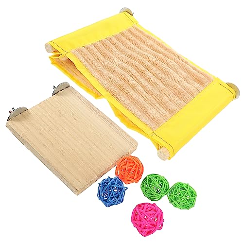 LIGHTAOTAO 1Satz Hängematte für Kleintiere Atmungsaktive Chinchilla Bett und Spielzeugkombination Teiliges für Hamster Meerschweinchen und Andere Haustiere für Jahreszeiten LIGHTAOTAO 1Satz Hängematte für Kleintiere Atmungsaktive Chinchilla Bett und Spielzeugkombination Teiliges für Hamster Meerschweinchen und Andere Haustiere für Jahreszeiten von LIGHTAOTAO