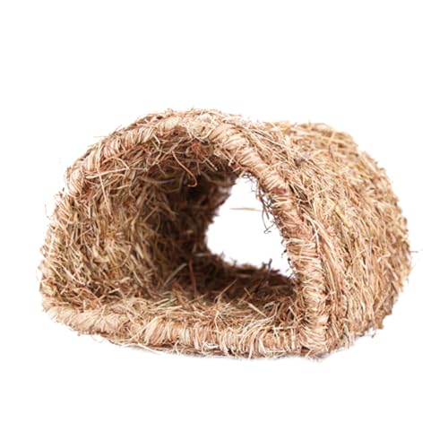 LIGHTAOTAO 1Stück Kaninchenversteck und Tunnel für Kleintiere Handgefertigtes Woven Nest aus Natürlichem Material für Hamster und Andere Haustiere Fördert LIGHTAOTAO 1Stück Kaninchenversteck und Tunnel für Kleintiere Handgefertigtes Woven Nest aus Natürlichem Material für Hamster und Andere Haustiere Fördert von LIGHTAOTAO