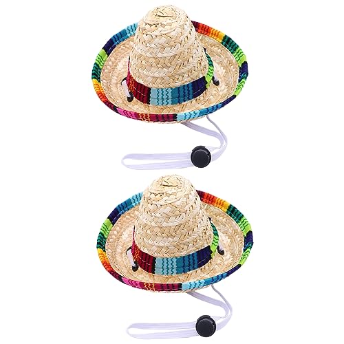 LIGHTAOTAO 2 Stück Strohwoven Verstellbare Sombreros für Haustiere Kopfbedeckung für Partys Geburtstagsfeiern und Tägliche Anlässe LIGHTAOTAO 2 Stück Strohwoven Verstellbare Sombreros für Haustiere Kopfbedeckung für Partys Geburtstagsfeiern und Tägliche Anlässe von LIGHTAOTAO