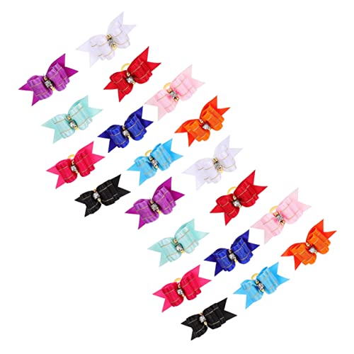 LIGHTAOTAO 20stücke Schleifen Für Hunde Mit Gummiband Welpenschleifen Haustierpflege Kleine Hundeschleifen Tierhaarfliege Haustierkopfschmuck Für Alltag Und Anlässe LIGHTAOTAO 20stücke Schleifen Für Hunde Mit Gummiband Welpenschleifen Haustierpflege Kleine Hundeschleifen Tierhaarfliege Haustierkopfschmuck Für Alltag Und Anlässe von LIGHTAOTAO