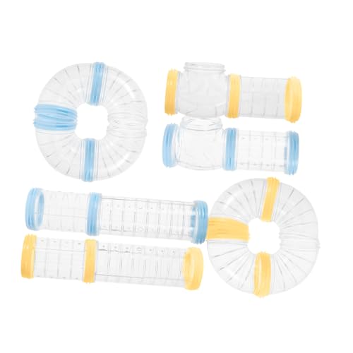 LIGHTAOTAO Selbstgemacht Hamstertunnel 2 Stück Hamsterröhren Kit Transparentes Hamsterkäfig Zubehör Flexibler Tunnel für Hamster Geeignet für Kleintiere LIGHTAOTAO Selbstgemacht Hamstertunnel 2 Stück Hamsterröhren Kit Transparentes Hamsterkäfig Zubehör Flexibler Tunnel für Hamster Geeignet für Kleintiere von LIGHTAOTAO