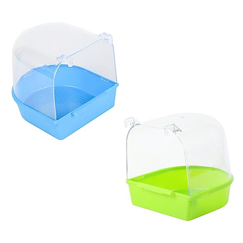 LIGHTAOTAO 2Stücke Hängende Vogelbadewanne Papageienbadewanne aus Umweltfreundlichem Material für Käfige Fördert und Aktivität für Kleine Wie Sittiche LIGHTAOTAO 2Stücke Hängende Vogelbadewanne Papageienbadewanne aus Umweltfreundlichem Material für Käfige Fördert und Aktivität für Kleine Wie Sittiche von LIGHTAOTAO