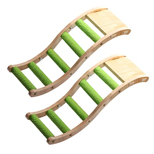 LIGHTAOTAO 2Stücke Papagei Holzleiter für Wellensittiche Kletterleiter für Vogelkäfig Sicheres und Langlebiges Zubehör für Aktives für Haustier LIGHTAOTAO 2Stücke Papagei Holzleiter für Wellensittiche Kletterleiter für Vogelkäfig Sicheres und Langlebiges Zubehör für Aktives für Haustier von LIGHTAOTAO
