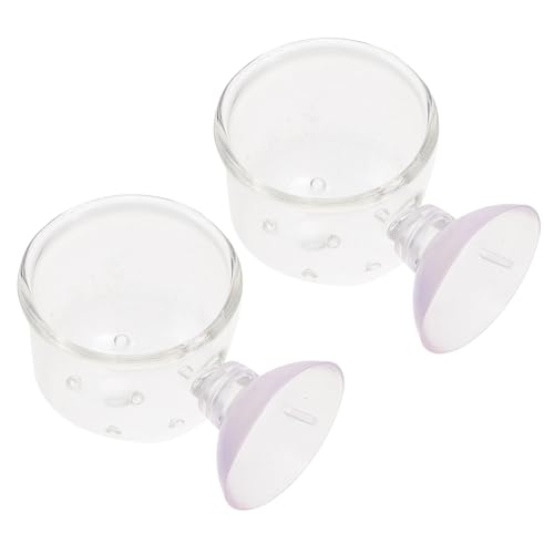 LIGHTAOTAO 2stücke Aquarium Futterbehälter Mit Saugnapf Robuster Futterhalter Für Fisch Für Aquarien Und Garnelenzucht Platzsparendes Design Transparent LIGHTAOTAO 2stücke Aquarium Futterbehälter Mit Saugnapf Robuster Futterhalter Für Fisch Für Aquarien Und Garnelenzucht Platzsparendes Design Transparent von LIGHTAOTAO