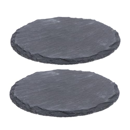 LIGHTAOTAO 2stücke Natürliche Stein Plattform Für Reptilien Basking Dish Für Schildkröte Und Unpoliert rutschfest Sichere Futter Und Sonnenplattform von LIGHTAOTAO