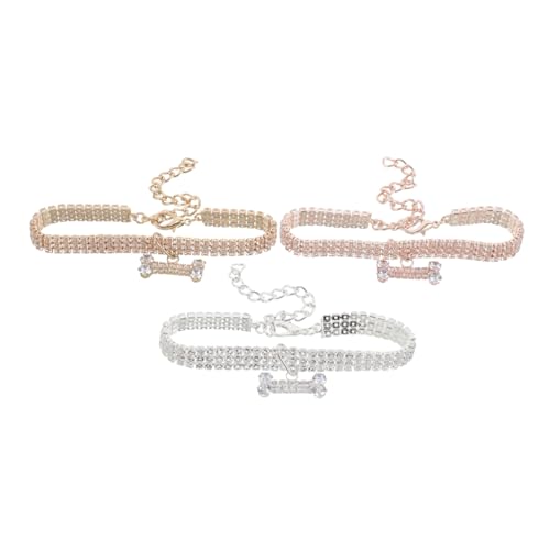LIGHTAOTAO 3 Stück Haustierhalsband Haustierschmuck für Hunde Kette hundehalsband Halskette für Haustier Katzenhalsband Haustier Katze Halskette Katzenbedarf Hund Kette Halsband Strasssteine LIGHTAOTAO 3 Stück Haustierhalsband Haustierschmuck für Hunde Kette hundehalsband Halskette für Haustier Katzenhalsband Haustier Katze Halskette Katzenbedarf Hund Kette Halsband Strasssteine von LIGHTAOTAO