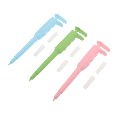 LIGHTAOTAO 3 Stück Teiliges Pillendosierset für Haustiere mit Weichen Silikonspitzen Präzise Medikamentengabe Langlebig und Leicht Geeignet für Katzen Welpen und Kleine Tiere von LIGHTAOTAO