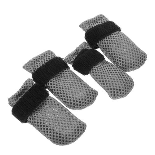 LIGHTAOTAO 4 Stück Katzenpfotenabdeckungen Kratzfeste Abnehmbare Schuhe für Katzen mit Weichem Material für Verschiedene Optimaler Schutz für Möbel und Katzenpfoten von LIGHTAOTAO