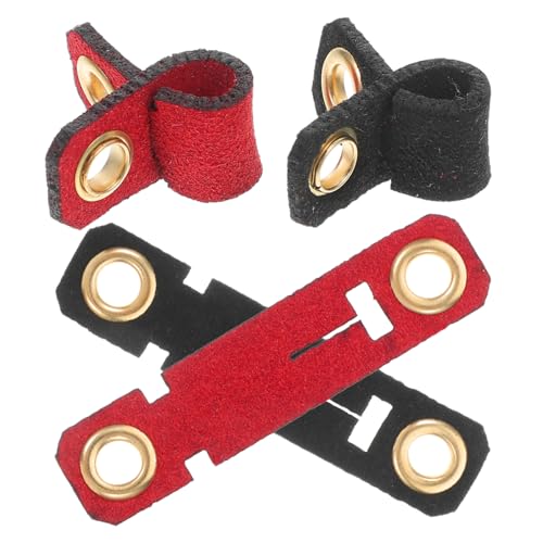 LIGHTAOTAO 4 Stück Lebender Schnallen-Vogelfußring Liebesvogel-Beinband Vogelleine Outdoor-Flugtrainingsseil Sittichleine Hühnerbeinbänder Vogelbeinbänder Zubehör für Vogelkäfige Samt von LIGHTAOTAO