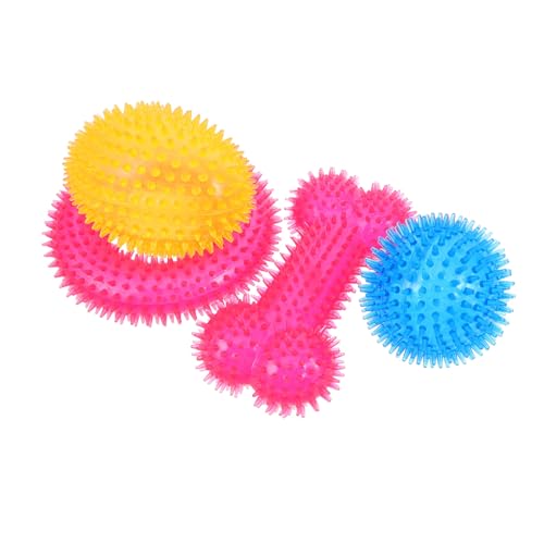 LIGHTAOTAO 4 Stück Teiliges Hundespielzeug Elastische Noppenbälle Widerstandsfähig für Welpen und Hunde Aller Fördert Zahnpflege und Beim Kauen Indoor Outdoor Geeignet LIGHTAOTAO 4 Stück Teiliges Hundespielzeug Elastische Noppenbälle Widerstandsfähig für Welpen und Hunde Aller Fördert Zahnpflege und Beim Kauen Indoor Outdoor Geeignet von LIGHTAOTAO