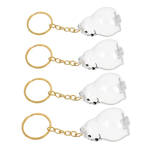 LIGHTAOTAO 4-teiliger Schlüsselanhänger Mit Hundehaarhalter: Gedenkbox Für Haustiere, Transparenter Andenken-schlüsselanhänger – Durchsichtige Aufbewahrungsbox Sammeln Von Tierhaaren LIGHTAOTAO 4-teiliger Schlüsselanhänger Mit Hundehaarhalter: Gedenkbox Für Haustiere, Transparenter Andenken-schlüsselanhänger – Durchsichtige Aufbewahrungsbox Sammeln Von Tierhaaren von LIGHTAOTAO
