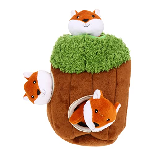 LIGHTAOTAO 4stücke Teiliges Interaktives Hundespielzeug-Set Plüsch Kuscheltiere Mit Quietscher Für Hunde Fördert Spiel Und Zahnreinigung Für Kleine Große Hunde von LIGHTAOTAO