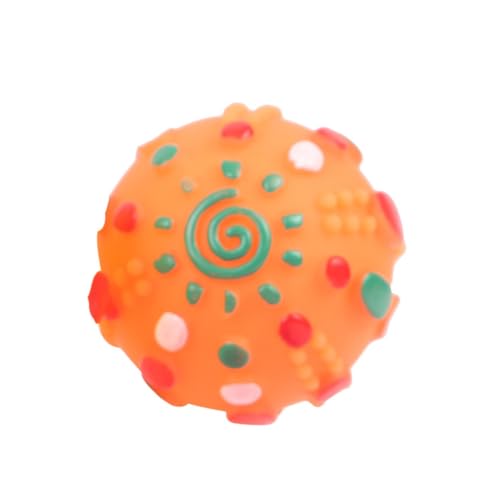 LIGHTAOTAO 5 Stück Teiliges Hundespielzeug mit Quietscher Bissfestes Kauspielzeug Ball für Mittlere Hunde Interaktives Soundspielzeug zur Beschäftigung und Stressreduktion Zufällige Farbe von LIGHTAOTAO