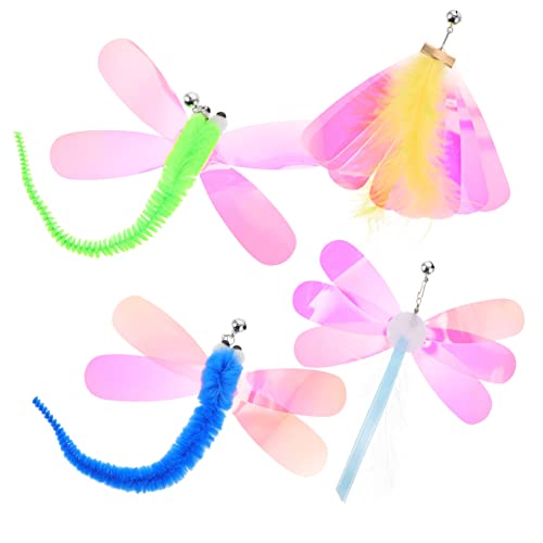 LIGHTAOTAO 8 Stück Interaktive Katzenangel Ersatzteile Teiliges Set mit Drachenfliegen und Bunten Schmetterlingen Katzenspielzeug für Jagdinstinkte und Spielvergnügen LIGHTAOTAO 8 Stück Interaktive Katzenangel Ersatzteile Teiliges Set mit Drachenfliegen und Bunten Schmetterlingen Katzenspielzeug für Jagdinstinkte und Spielvergnügen von LIGHTAOTAO