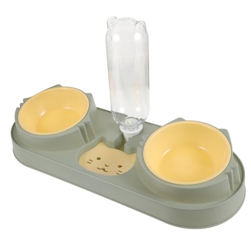 LIGHTAOTAO Automatischer Doppelnapf für Katzen und Hunde Langlebiger Futter Wasserspender aus Robustem Material Bruchsicherer und Leichter Haustier futternapf Praktische Futterstation für von LIGHTAOTAO