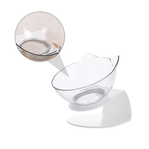 LIGHTAOTAO Erhöhter Katzenfutternapf aus Stilvolle Wasserschale für Haustiere Rutschfestes Design Schützt Hals Katze für Fütterungszeiten Langlebig von LIGHTAOTAO