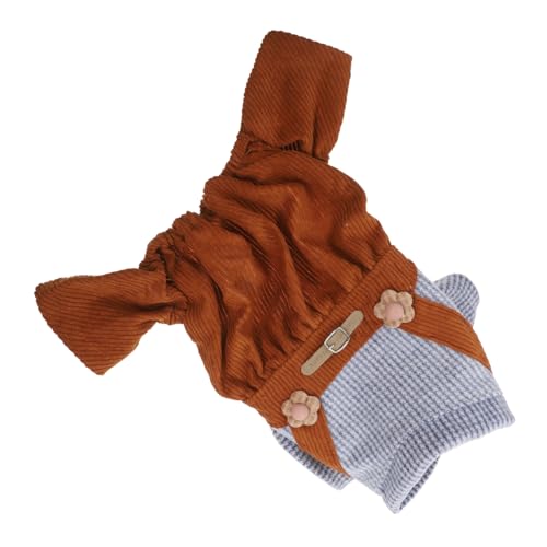 LIGHTAOTAO Gestreiftes Hundekostüm für Haustiere Warmes Overall Outfit für Kleine Hunde für Outdoor Aktivitäten Bequem und Pflegeleicht Perfektes für Halloween LIGHTAOTAO Gestreiftes Hundekostüm für Haustiere Warmes Overall Outfit für Kleine Hunde für Outdoor Aktivitäten Bequem und Pflegeleicht Perfektes für Halloween von LIGHTAOTAO