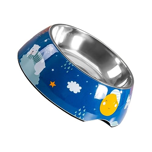 LIGHTAOTAO Großer Hundenapf mit Süßem Muster Rutschfester Futternapf für Welpen und Hunde Langlebig für Zuhause Blaues Sternenmuster LIGHTAOTAO Großer Hundenapf mit Süßem Muster Rutschfester Futternapf für Welpen und Hunde Langlebig für Zuhause Blaues Sternenmuster von LIGHTAOTAO
