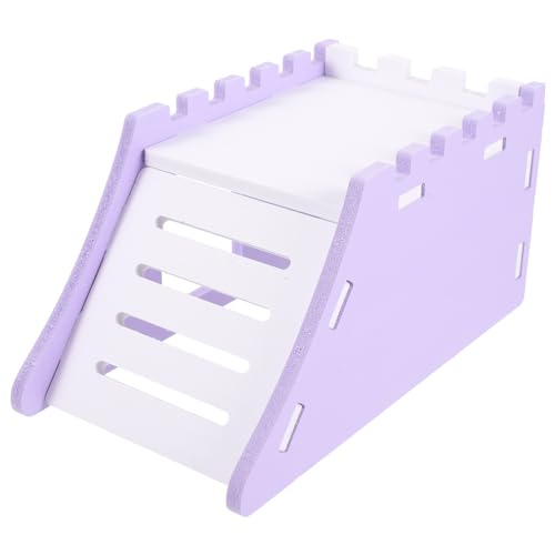 LIGHTAOTAO Hamster Haus Mit Kletterleiter Multifunktionales Versteck Für Kleintiere Ausruhen Und Schlafen Buntes Design Für Hamster Zwerghamster Und Andere Kleine Haustiere von LIGHTAOTAO