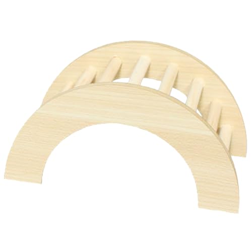 LIGHTAOTAO Hamster Holzbrücke Spielzeug Für Kleintiere Sicherer Kletterspaß Und Für Hamster Chinchillas Und Andere Nager Natürlichem Kleine Beschäftigung von LIGHTAOTAO