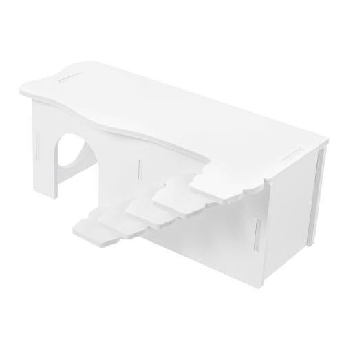 LIGHTAOTAO Hamster Versteckhaus mit Leiter Gemütlicher Rückzugsort für Hamster und Meerschweinchen DIY Dekoration Multifunktionales für Kleintiere Weiß Großes LIGHTAOTAO Hamster Versteckhaus mit Leiter Gemütlicher Rückzugsort für Hamster und Meerschweinchen DIY Dekoration Multifunktionales für Kleintiere Weiß Großes von LIGHTAOTAO
