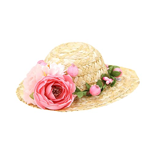 LIGHTAOTAO Hawaiianischer Strohhut Für Haustiere Mit Blumenmotiv Kleiner Woven-hundehut Für Partys Fotoshootings Und Tägliches Tragen Und LIGHTAOTAO Hawaiianischer Strohhut Für Haustiere Mit Blumenmotiv Kleiner Woven-hundehut Für Partys Fotoshootings Und Tägliches Tragen Und von LIGHTAOTAO