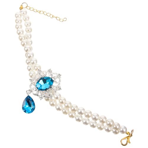 LIGHTAOTAO Katze Perlenhalsband für Haustiere Verstellbar und Süß für Partys und Besondere Anlässe Geeignet für Kleine und Hunde von LIGHTAOTAO