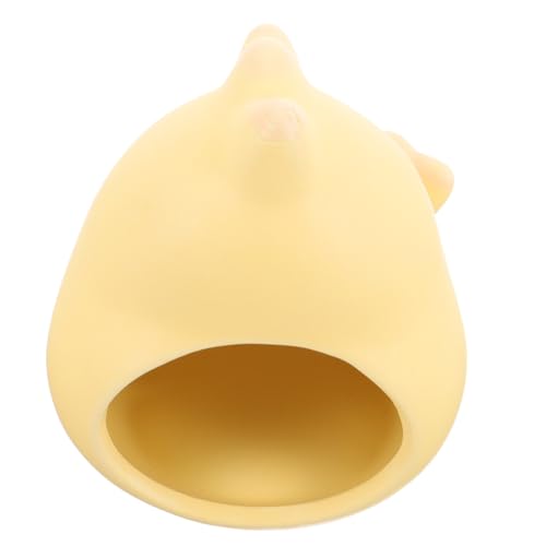 LIGHTAOTAO Keramik Hamsterversteck Dinosaurierform Dekoratives Kühlnest Langlebiges Kleintierhäuschen für Hamster Bietet Privaten Rückzugsort und Verbesserten Schlafkomfort von LIGHTAOTAO