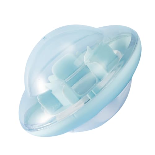 LIGHTAOTAO Langsamer Futternapf für Katzen UFO Form Langlebiger Futternapf aus Sicherem Material Kippsicheres Design gegen Umfallen für Gesundes Fressen und Stressabbau bei Haustieren Blau von LIGHTAOTAO