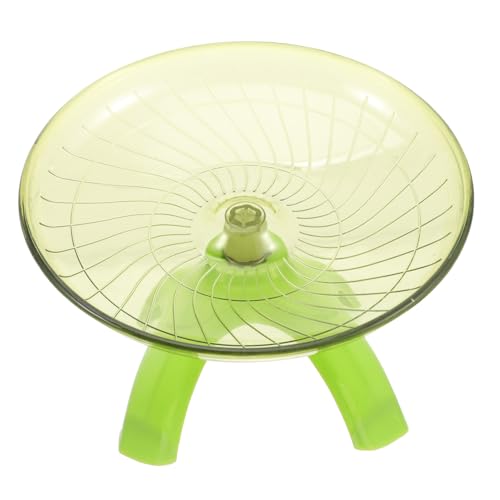 LIGHTAOTAO Leises Laufrad Hamsterrad Räder Hamsterzubehör Hamster Bereicherungsspielzeug Für Hamsterübungen Hamster Untertassenrad Fliegendes Haustier Laufrad Kunststoff Hellgrün LIGHTAOTAO Leises Laufrad Hamsterrad Räder Hamsterzubehör Hamster Bereicherungsspielzeug Für Hamsterübungen Hamster Untertassenrad Fliegendes Haustier Laufrad Kunststoff Hellgrün von LIGHTAOTAO