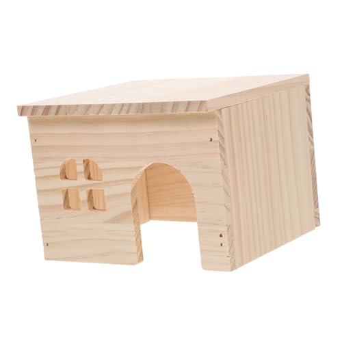 LIGHTAOTAO Natürliche Holz Hamsterhöhle mit Futter und Wasserplattform Sicherer Kleintier Unterschlupf Leicht zu Reinigen Geeignet für Hamster Ratten Rennmäuse und Kleine Haustiere LIGHTAOTAO Natürliche Holz Hamsterhöhle mit Futter und Wasserplattform Sicherer Kleintier Unterschlupf Leicht zu Reinigen Geeignet für Hamster Ratten Rennmäuse und Kleine Haustiere von LIGHTAOTAO
