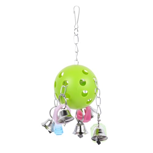 LIGHTAOTAO Papagei mit Glocke Buntes Kauspielzeug für Vögel Interaktive Dekoration für Käfige für Wellensittiche und Andere Kleintiere LIGHTAOTAO Papagei mit Glocke Buntes Kauspielzeug für Vögel Interaktive Dekoration für Käfige für Wellensittiche und Andere Kleintiere von LIGHTAOTAO