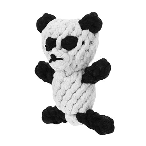 LIGHTAOTAO Pet Molar Toy Baumwolle Lustiges Panda-Design Für Hunde Geeignet Unterstützt Zahnpflege Und Kieferentwicklung Und Langlebig von LIGHTAOTAO