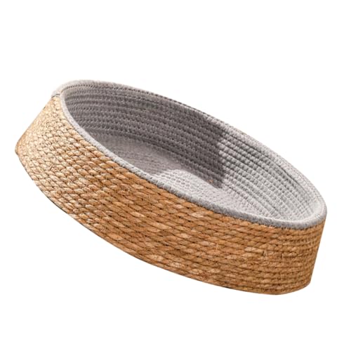 LIGHTAOTAO Pet Nest Woven Dog Bed Für Kleine Hunde Und Katzen Bequeme Und Atmungsaktive Schlafmatte Rundem Design Für Drinnen Und Unterwegs LIGHTAOTAO Pet Nest Woven Dog Bed Für Kleine Hunde Und Katzen Bequeme Und Atmungsaktive Schlafmatte Rundem Design Für Drinnen Und Unterwegs von LIGHTAOTAO