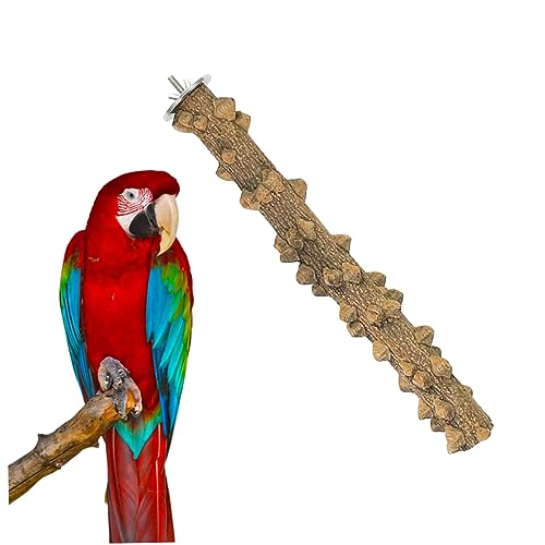 LIGHTAOTAO Pet Parrot Toys Naturholz Sitzstange Für Vögel Und Einfach Zu Befestigen Für Papageien Nymphensittiche Und Andere Kleine Vögel von LIGHTAOTAO