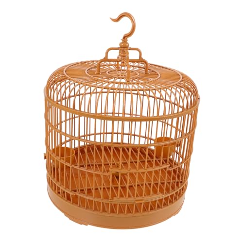 LIGHTAOTAO Plastik Vogelkäfig Rund Großer Runder Vogelkäfig mit Aufhängung Bruchsicherer Papageienkäfig für Draußen Langlebig Sicher und Geräumig Geeignet für Kleine Vögel und Wellensittiche von LIGHTAOTAO