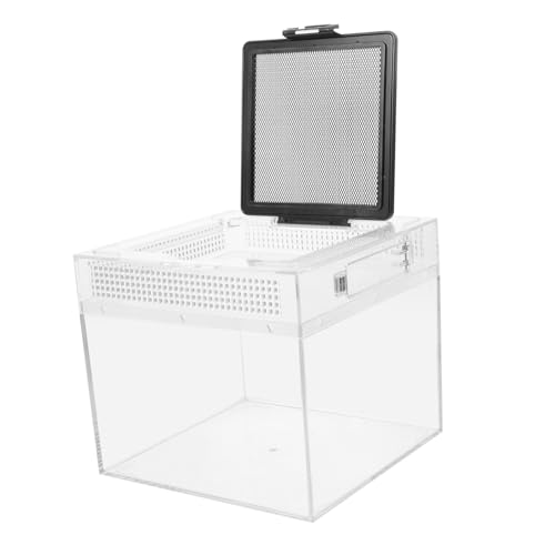 LIGHTAOTAO Reptilien Fütterungsbox mit Magnetischem Schiebedeckel Atmungsaktiv Transparente Zuchtbox für Eidechsen Schildkröten Vogelspinnen und Kleine Reptilien Praktisches Gehege für LIGHTAOTAO Reptilien Fütterungsbox mit Magnetischem Schiebedeckel Atmungsaktiv Transparente Zuchtbox für Eidechsen Schildkröten Vogelspinnen und Kleine Reptilien Praktisches Gehege für von LIGHTAOTAO