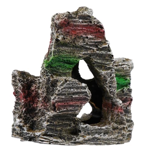 LIGHTAOTAO Resin Aquarium Dekoration Künstlicher Langlebig und Sicher Fisch Versteck Ornament für Reptilien Terrarium Fish Tank Landschaft Deko von LIGHTAOTAO