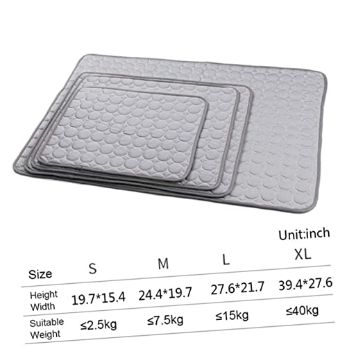 LIGHTAOTAO Sommerliche Kühlmatte für Haustiere Xs Hitzeableitendes Kratzfestes Wasserabweisendes Kühlkissen für Katzen und Hunde Atmungsaktiv Langlebig Einfache von LIGHTAOTAO
