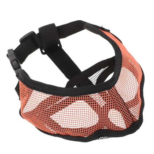 LIGHTAOTAO Verstellbarer Maulkorb für Mittelgroße Hunde Atmungsaktiver Mesh Maulkorb Hundemaske Schutz vor Beißen und Kauen Optimal für und Haustierbedarf von LIGHTAOTAO