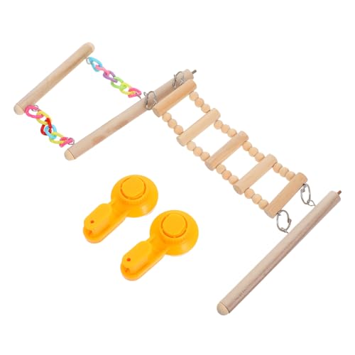 LIGHTAOTAO Vogel Spielzeug Für Papageien Saugfuß Leiter Mit Schaukelfunktion Für Im Auto Und Für Sittiche Nymphensittiche Und Andere Kleine Vögel LIGHTAOTAO Vogel Spielzeug Für Papageien Saugfuß Leiter Mit Schaukelfunktion Für Im Auto Und Für Sittiche Nymphensittiche Und Andere Kleine Vögel von LIGHTAOTAO