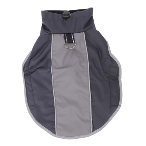 LIGHTAOTAO Wasserdichter Hundemantel XXXL Warm Gefüttert Atmungsaktiv Winddicht Für Welpen Und Große Hunde Haustier Winterjacke Schwarz von LIGHTAOTAO