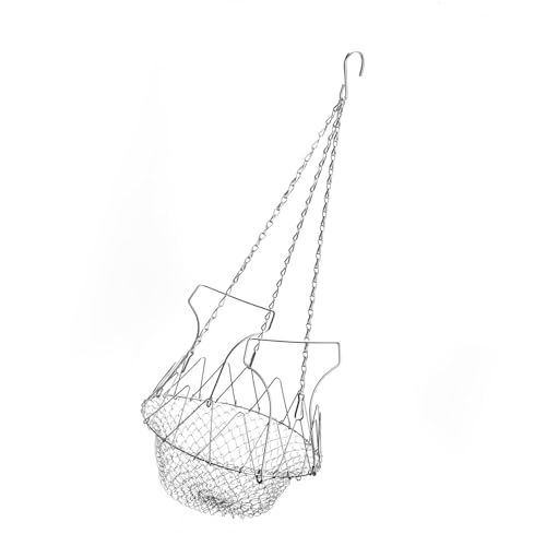 Faltbarer, platzsparender Hängekorb für Geflügel, für Obst, Gemüse, Produktion, Eisenmaterialien, 22,9 cm, abnehmbarer Hühner-Gemüsekorb Faltbarer, platzsparender Hängekorb für Geflügel, für Obst, Gemüse, Produktion, Eisenmaterialien, 22,9 cm, abnehmbarer Hühner-Gemüsekorb von LIGSLN