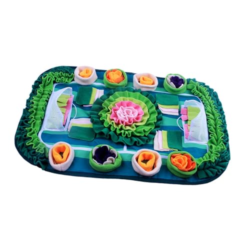 Schnüffelmatte für Haustiere, langsames Füttern, mit Fußballfeld-Muster, Designs für Hunde, drinnen und draußen, Unterhaltung, Hunde-Puzzle-Matte Schnüffelmatte für Haustiere, langsames Füttern, mit Fußballfeld-Muster, Designs für Hunde, drinnen und draußen, Unterhaltung, Hunde-Puzzle-Matte von LIGSLN