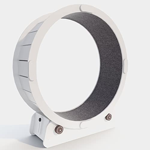 Pet Umweltfreundliches Übungsrad für Indoor-Katzen, Gewicht verlieren Leises Anti-Pin-Katzenlaufband ohne Öffnung, Katzenlaufrad/Hamsterrad (Size : M-90cm(35.4in)) von LIJBN